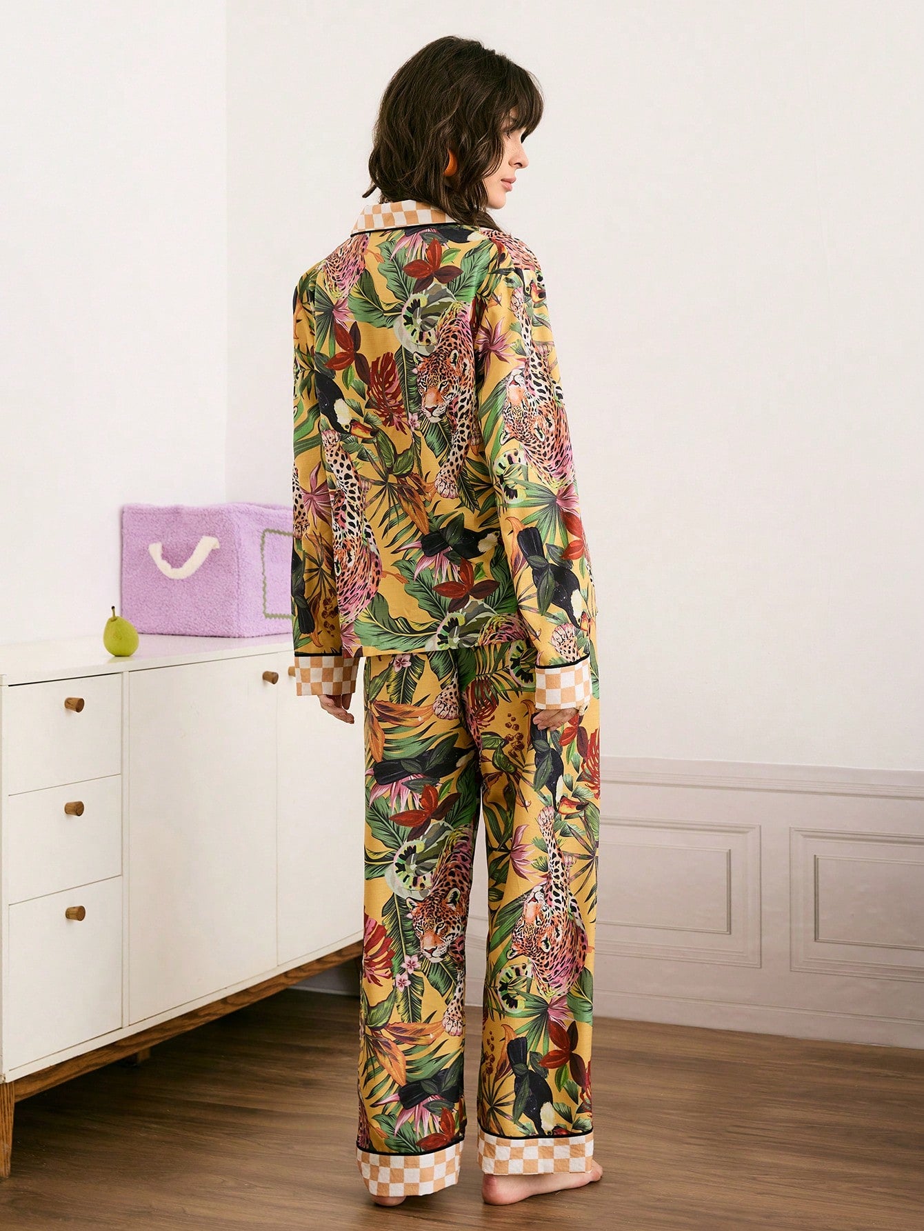 Golden Jungle Luxe Pajama Set