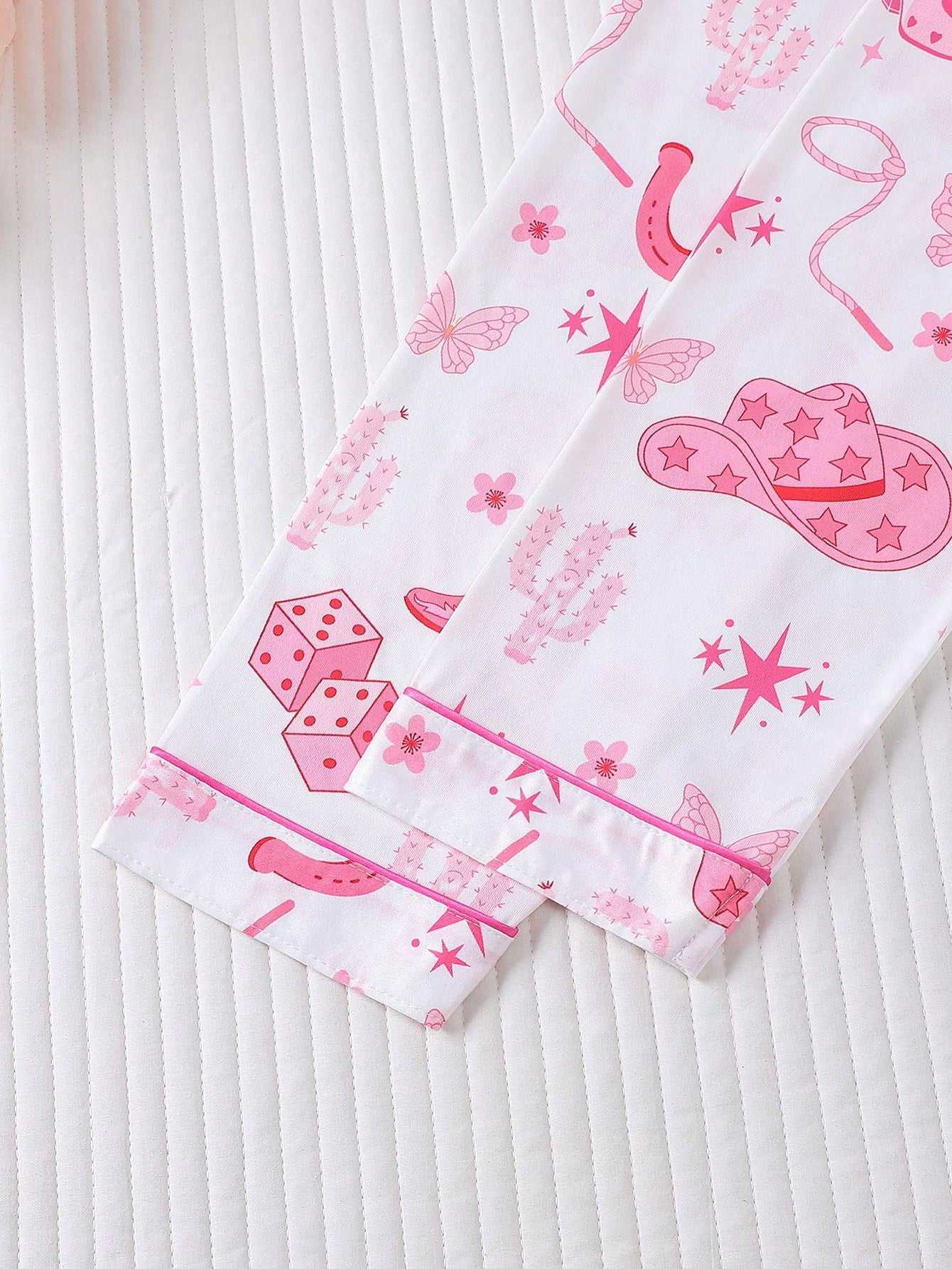 Lucky Cowgirl Printed Pajama Set