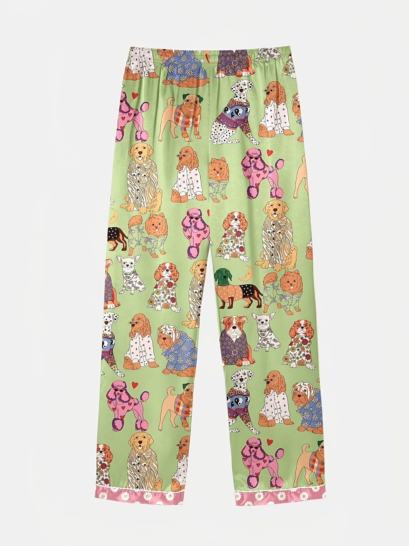 Playful Pooch Printed Nightwear Set