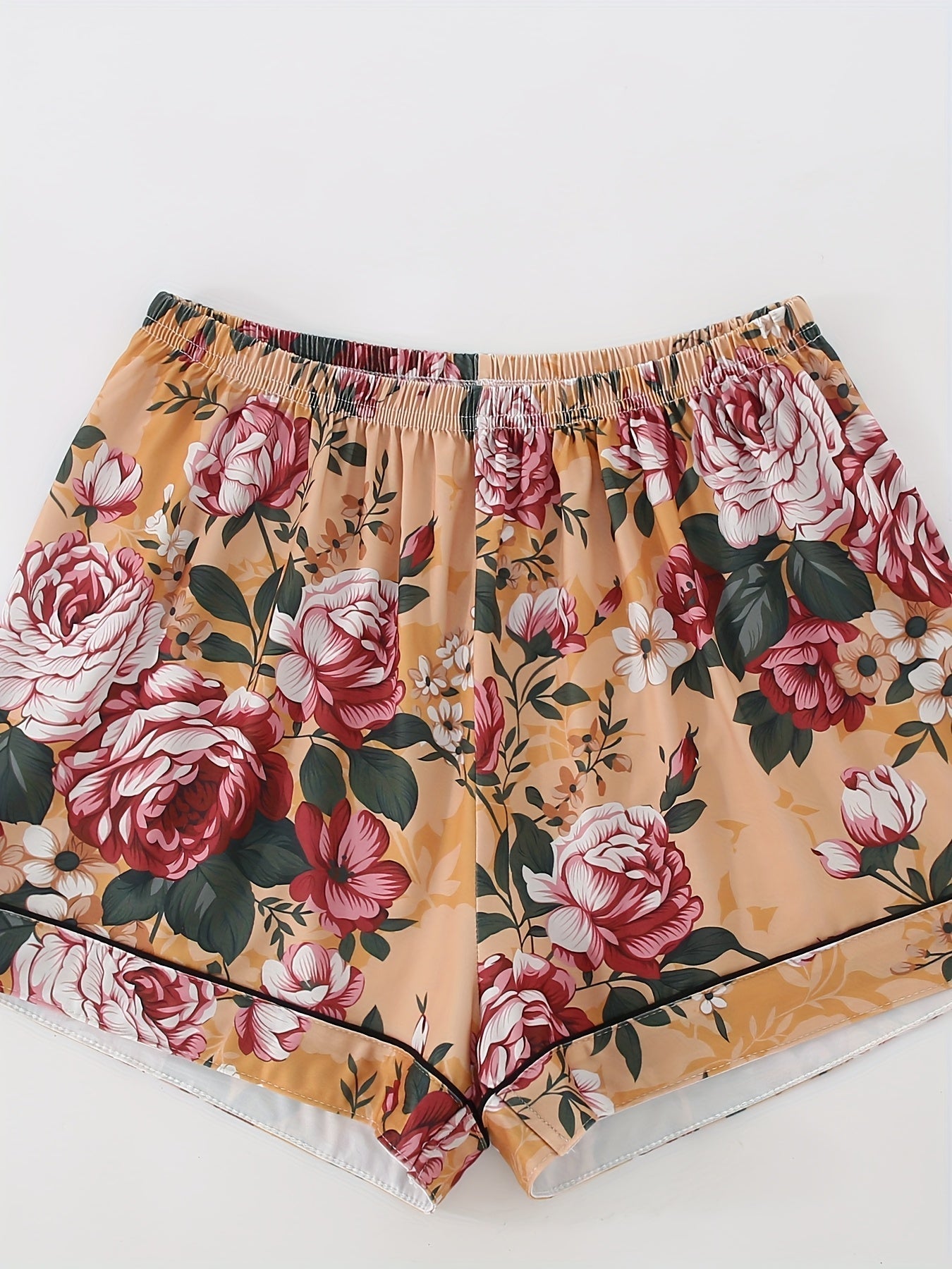 Blossom Elegance Floral Nightwear Set (3-Piece Combo)