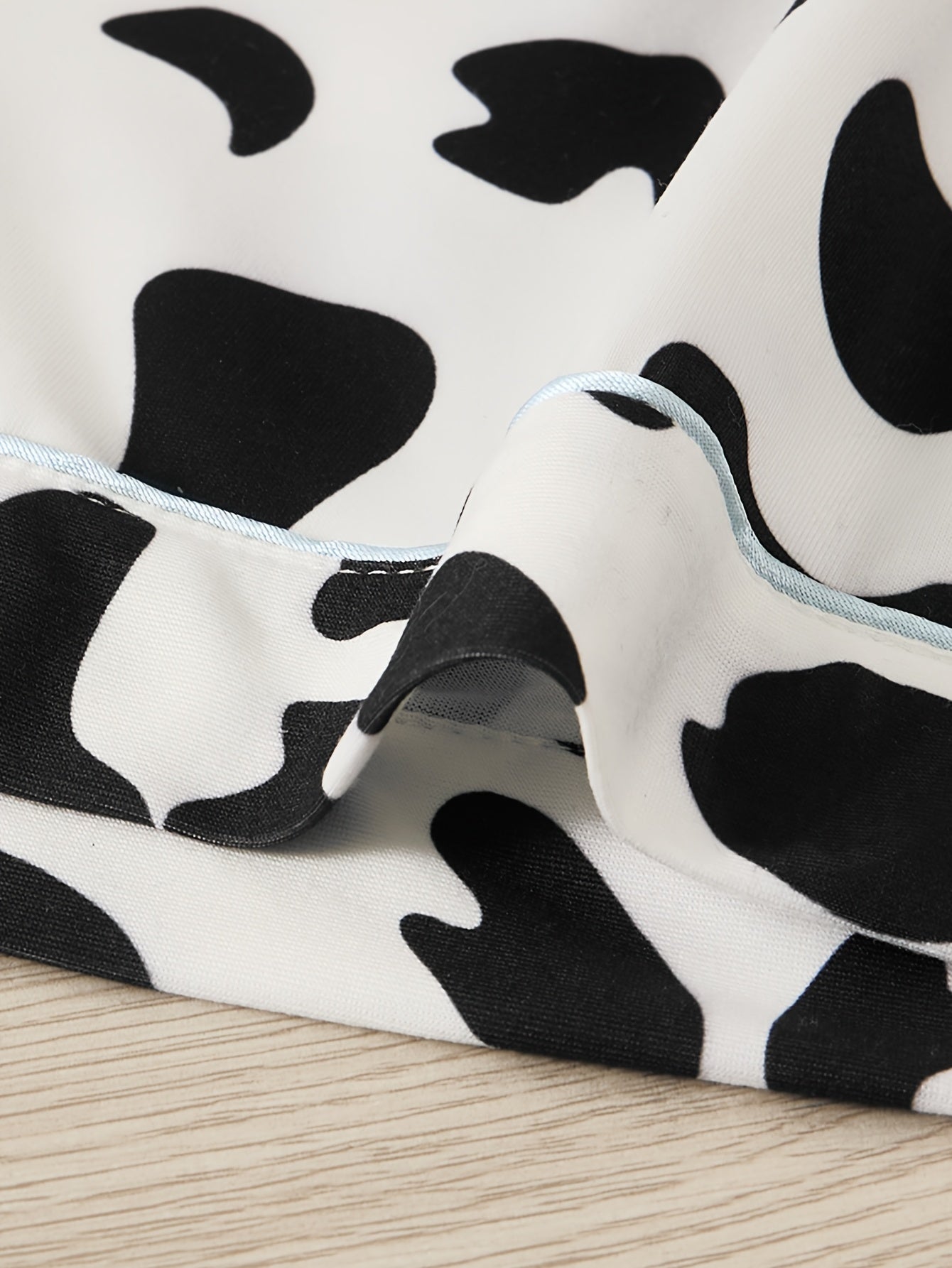 Classic Cow Print Nightwear Set (3-Piece Combo)